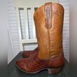 Cody James Black 1978 Chapman Full-Quill Ostrich Western Boot Medium Toe Size 10